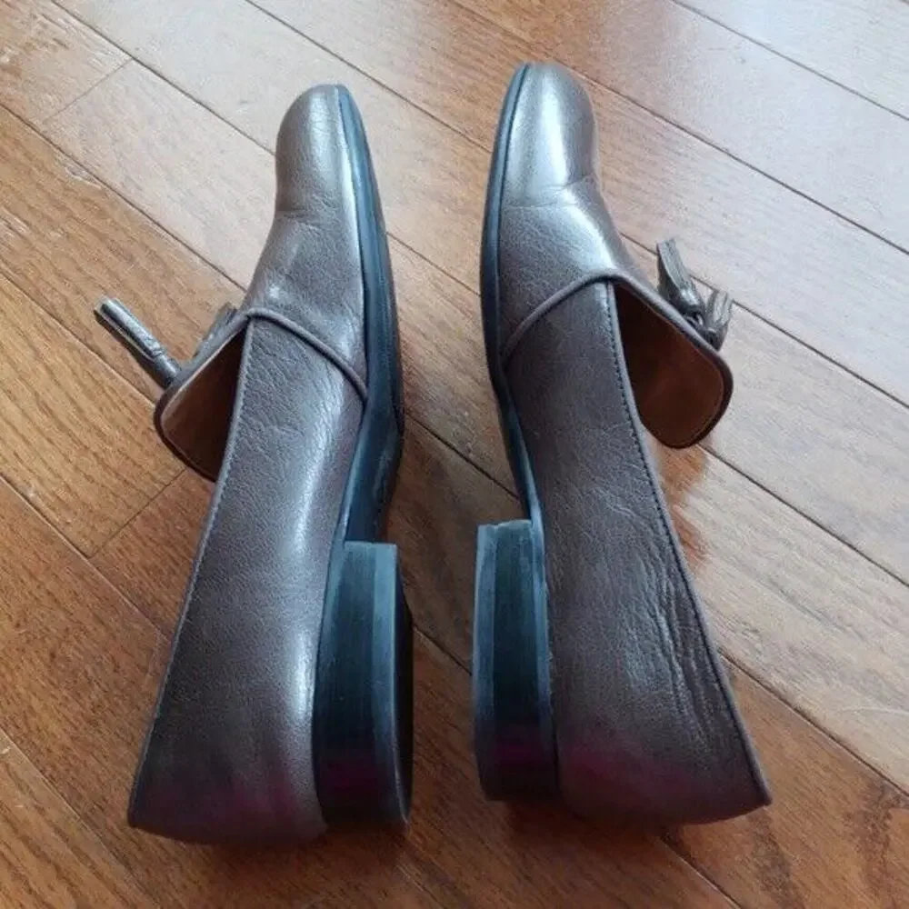 Nine West Women's Brown Tassel Loafers - Size 6.5